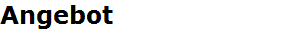 Angebot