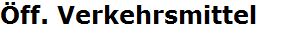 �ff. Verkehrsmittel
